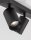 Deckenlampe Schwarz 55 cm lang GU10 schwenkbar 3 flammig