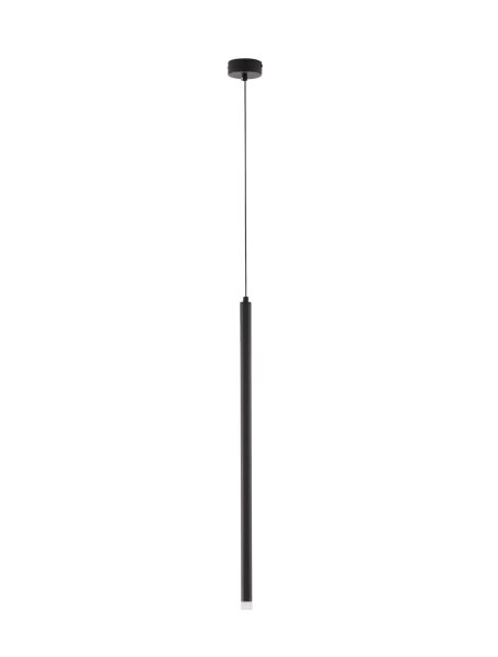 LED Pendelleuchte schmal Ø 2,5 cm Schwarz höhenverstellbar