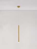 LED Hängeleuchte in Gold gebürstet Ø 2,5...
