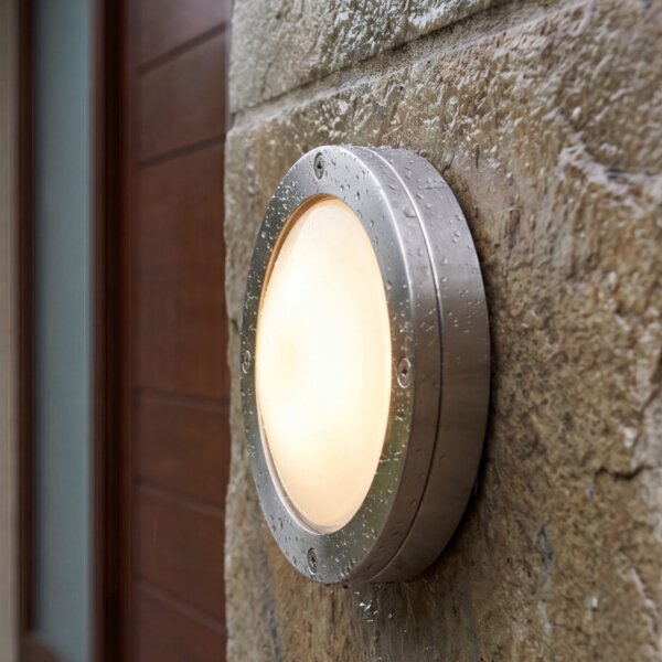 Petite applique extérieure AGIA Maritim ronde IP64