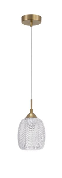 Pendelleuchte schmal E27 Ø 13,5 cm in Gold höhenverstellbar