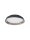 LED Deckenlampe rund Ø 45 cm Schwarz Braun dimmbar warmweiß