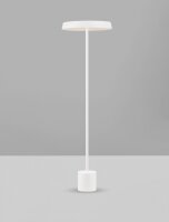 LED Stehleuchte Weiß 136 cm warmweiß SHASTA...