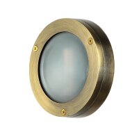 Lampe dextérieur ronde en laiton mur maison terrasse