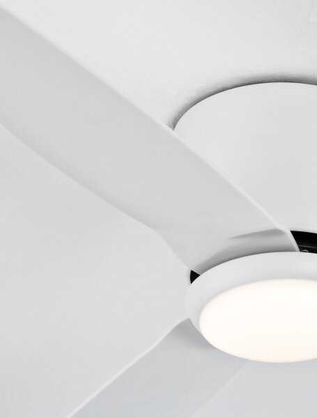 LED Deckenventilator Fernbedienung Ø 100 cm Weiß warmweiß
