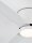 LED Deckenventilator Fernbedienung Ø 100 cm Weiß warmweiß