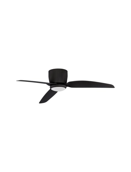 LED Deckenlampe Schwarz Ø 100 cm Fernbedienung warmweiß