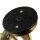 Premium Applique extérieure laiton antique verre strié
