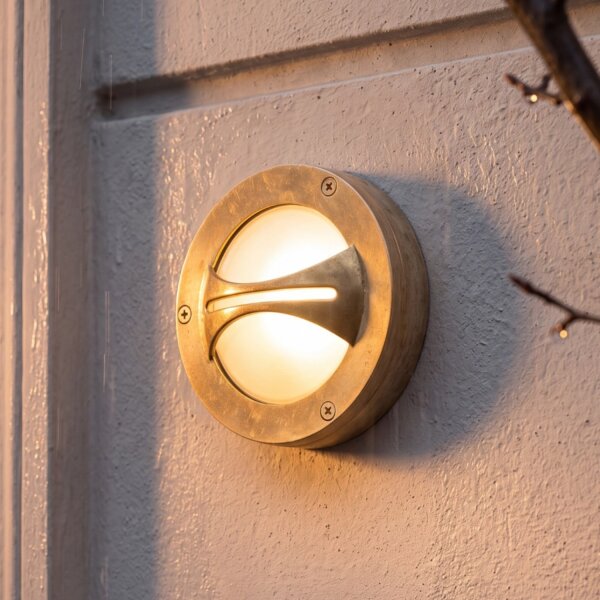Applique Extérieur Rond Laiton Maritim IP64 Maison