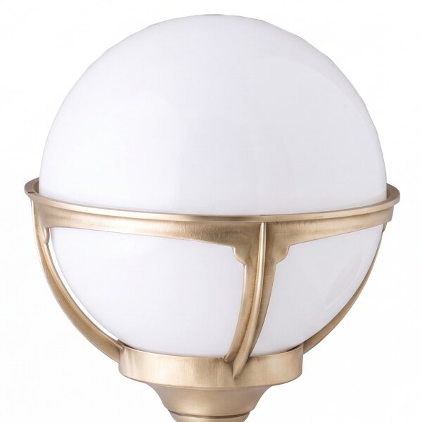 Lampe de cour antique en laiton inoxydable ALONNISOS extérieur