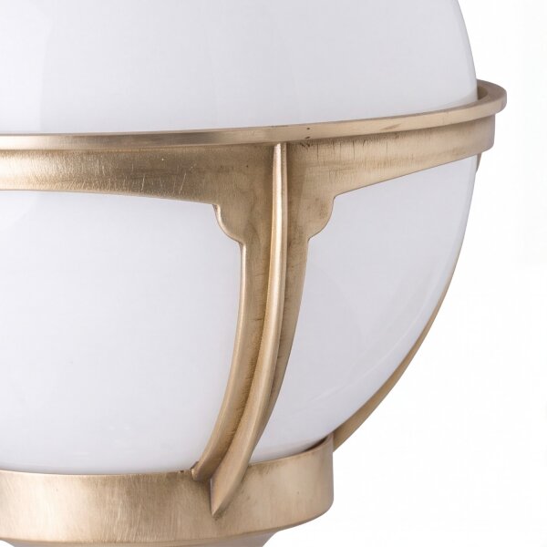 Lampe de cour antique en laiton inoxydable ALONNISOS extérieur
