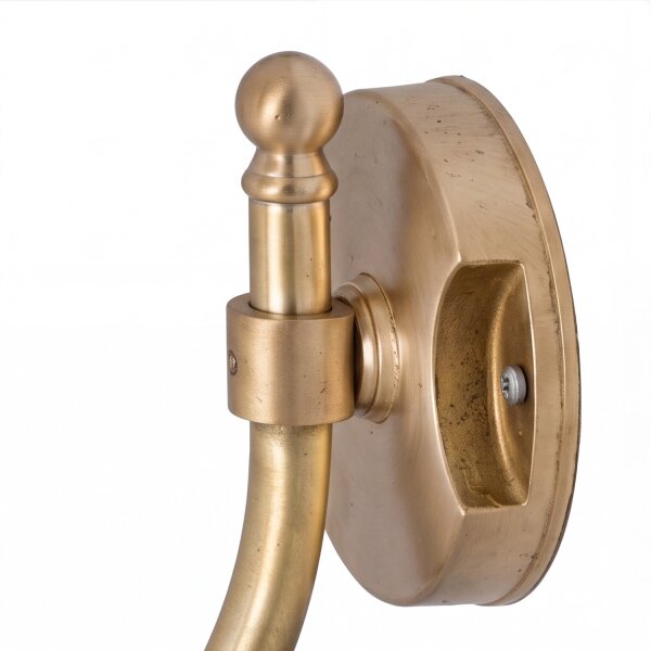 Lampe de cour antique en laiton inoxydable ALONNISOS extérieur