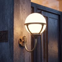 Lampe de cour antique en laiton inoxydable ALONNISOS...