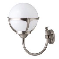 Applique extérieure en laiton nickelé IP43...