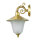 Applique extérieure laiton verre cour rustique IP23