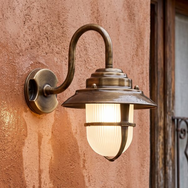 Applique extérieure laiton Maritim IP64 cour terrasse