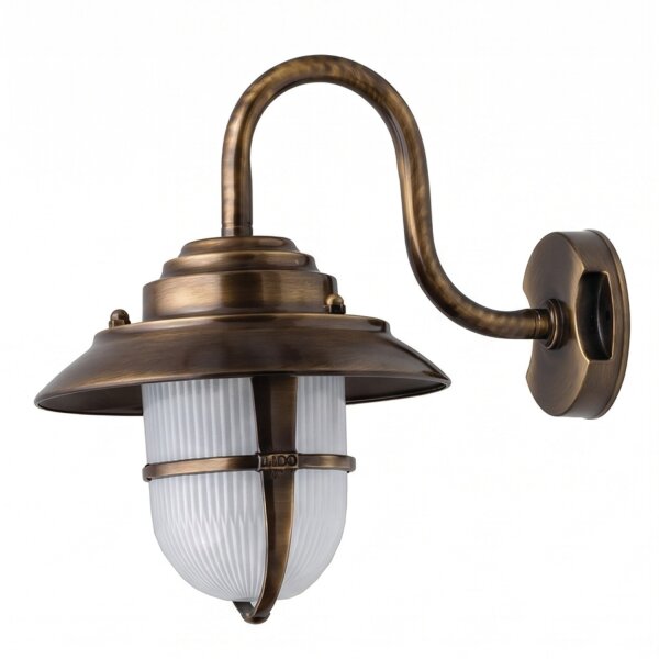 Applique extérieure laiton Maritim IP64 cour terrasse