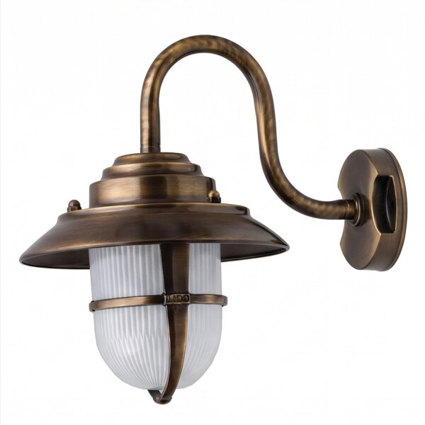 Applique extérieure laiton Maritim IP64 cour terrasse