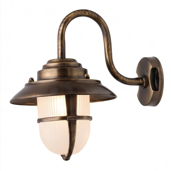 Applique extérieure laiton Maritim IP64 cour terrasse
