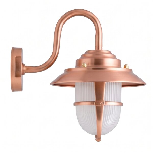 Lampe murale cuivre IP64 laiton véritable terrasse maison