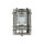 Applique extérieure verre laiton en nickel Maritim IP64