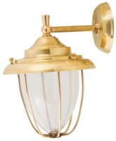 Brillante lampe murale GREVENA laiton verre Maritim