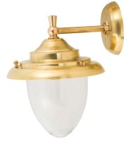 Applique ext&eacute;rieure verre laiton maison Maritim IP23
