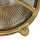 Applique en laiton ronde IP64 verre strié hublot