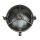 Applique extérieure ronde laiton verre Maritim IP64 maison