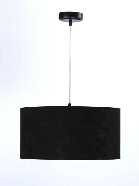 Lampe à suspendre JERRY Noir Vert Tissu Rétro Table à manger