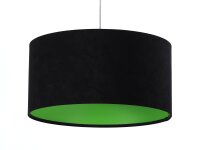 Lampe à suspendre JERRY Noir Vert Tissu...
