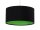 Lampe à suspendre JERRY Noir Vert Tissu Rétro Table à manger