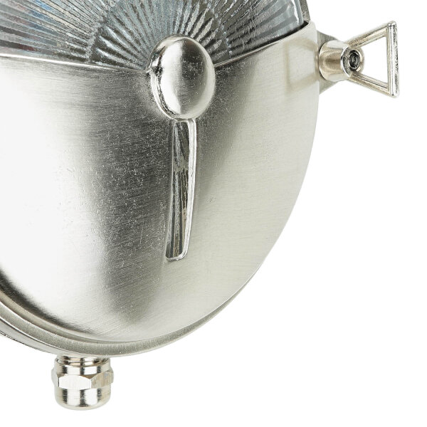 Lampe dextérieur maritime en laiton Ø18cm IP64 en nickel