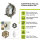 Applique extérieure verre laiton maison ronde inoxydable