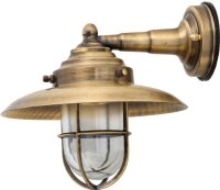 Applique extérieure laiton verre Maritim IP43 cour...