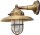 Applique ext&eacute;rieure laiton verre Maritim IP43 cour maison
