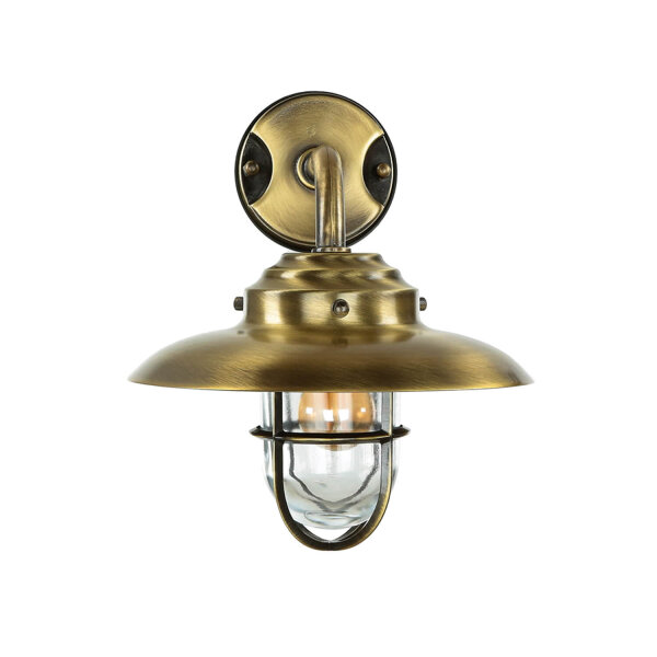 Applique extérieure Cour Terrasse Laiton Maritim IP64