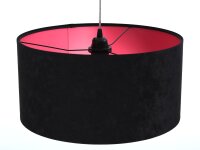 Suspension Tissu Noir Rose Rétro Table à...