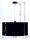 Suspension Tissu Noir Rose Rétro Table à manger