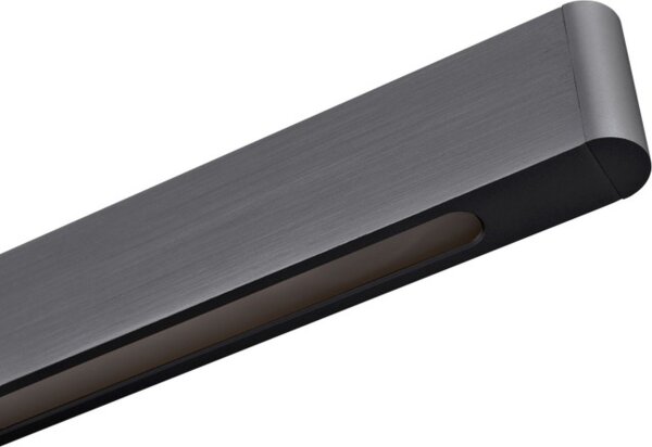 LED Hängelampe dimmbar 2200-3000K Schwarz-Nickel 130 cm