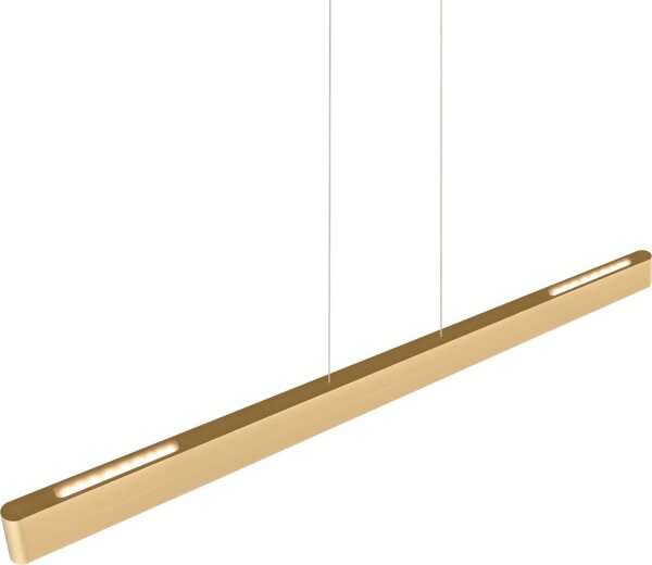 LED Hängelampe dimmbar 2200-3000K Gold L:160 cm matt