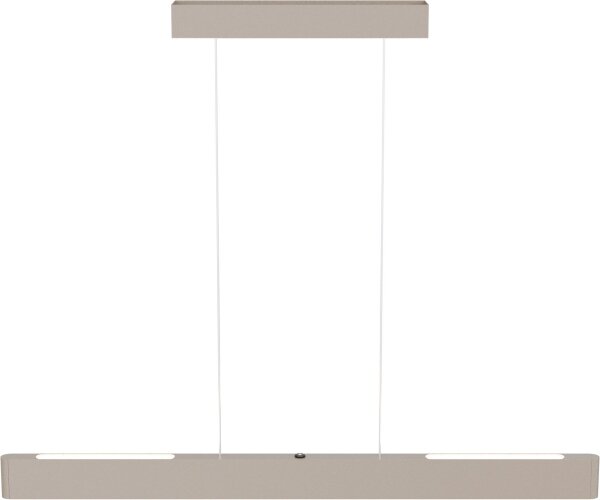 LED Hängelampe dimmbar 2200-3000K Alu Beige L:100 cm