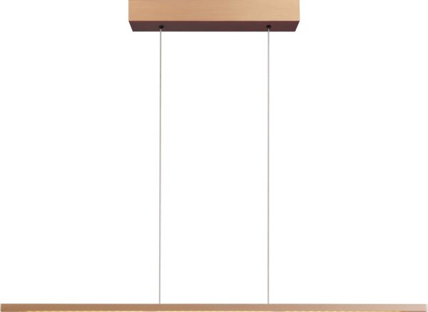 LED Hängelampe dimmbar 2200-3000K Metall Bronze