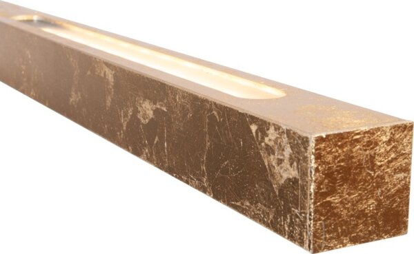 LED Pendelleuchte dimmbar 2200-3000K Schwarz Blattgold
