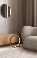 LED Tischleuchte dimmbar 2700K Schwarz Kakao L:70 cm