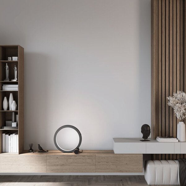 LED Tischleuchte dimmbar 2700K Metall Schwarz L:50 cm