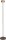 LED Stehleuchte dimmbar 2200-2700K Glas Kakao H:172 cm