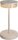LED Tischlampe dimmbar 2200-2700K Glas Beige H:35 cm
