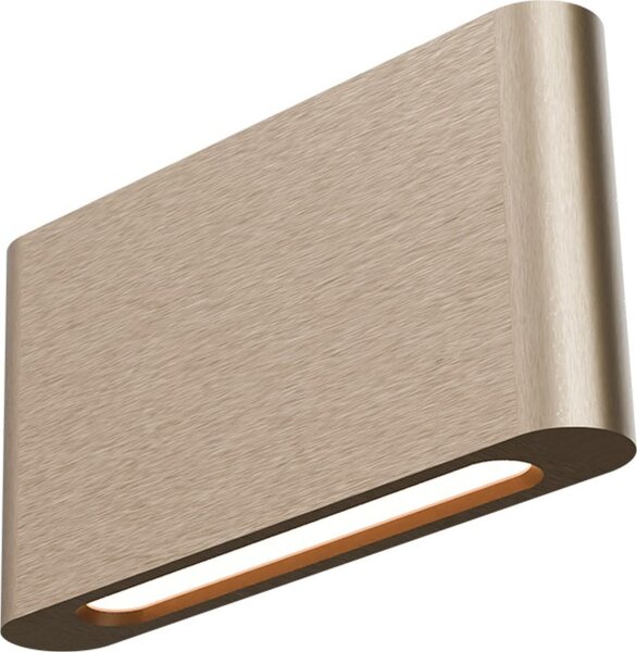 LED Wandlampe Up Down 2200-2700K Metall Bronze H:10 cm