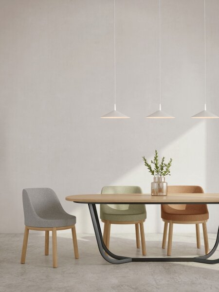 LED Pendelleuchte dimmbar 2200-2700K Weiß L:100 cm